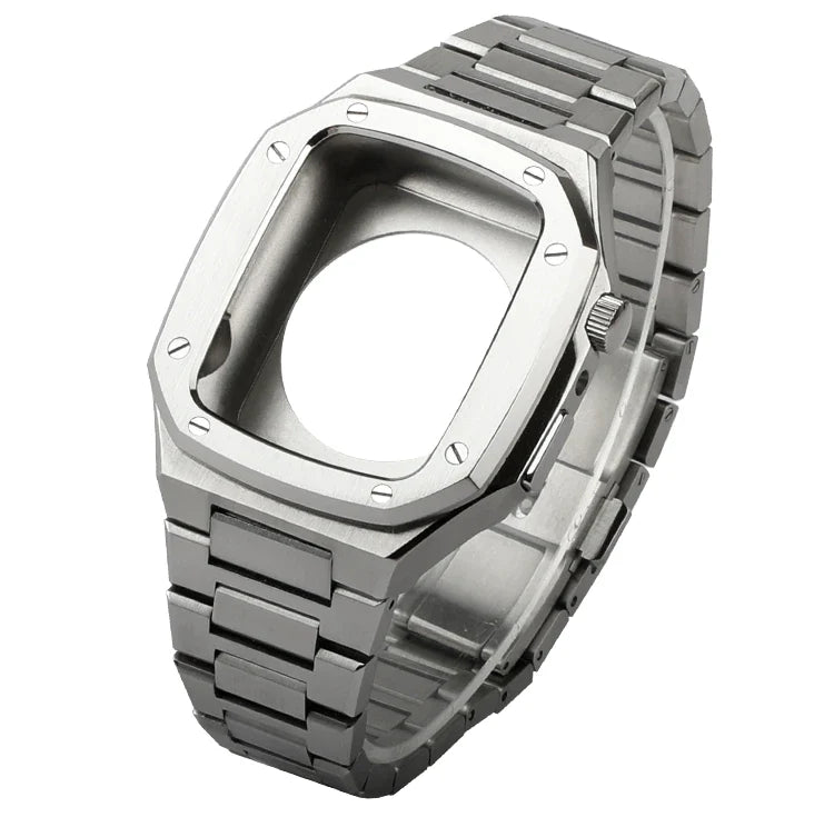 Royal ™ Metal series - Correa + protector para Apple Watch