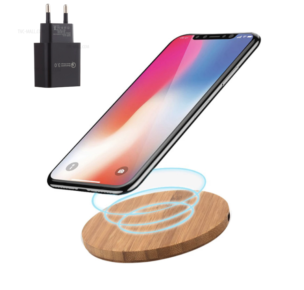 OrangePad™ cargador rápido Wireless Wooden Series