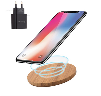 OrangePad™ cargador rápido Wireless Wooden Series