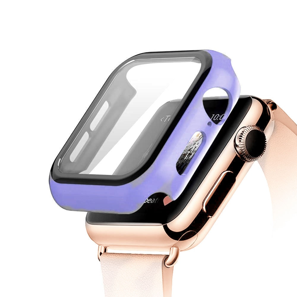 Protector de pantalla completo Apple Watch con vidrio templado