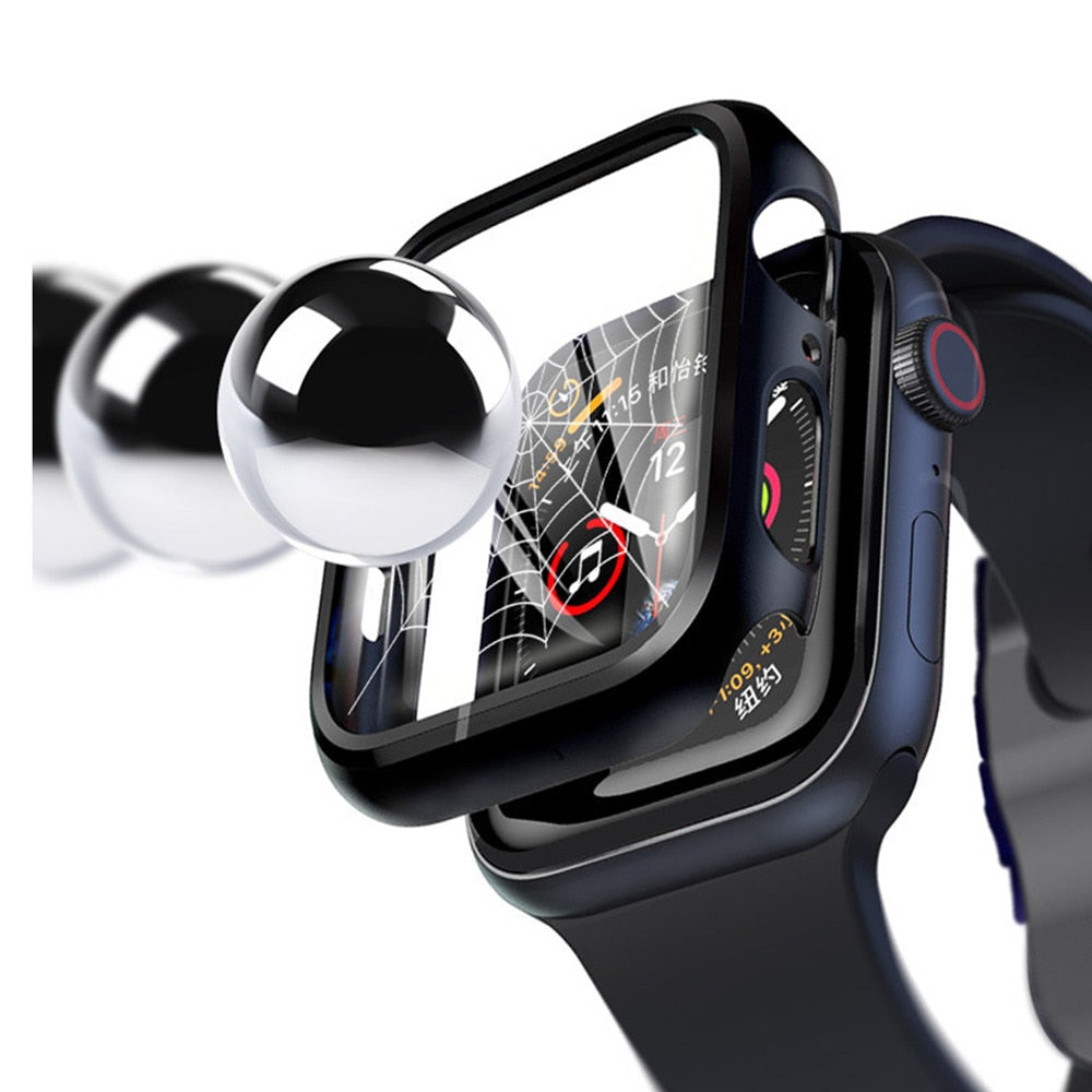 Protector de pantalla completo Apple Watch con vidrio templado