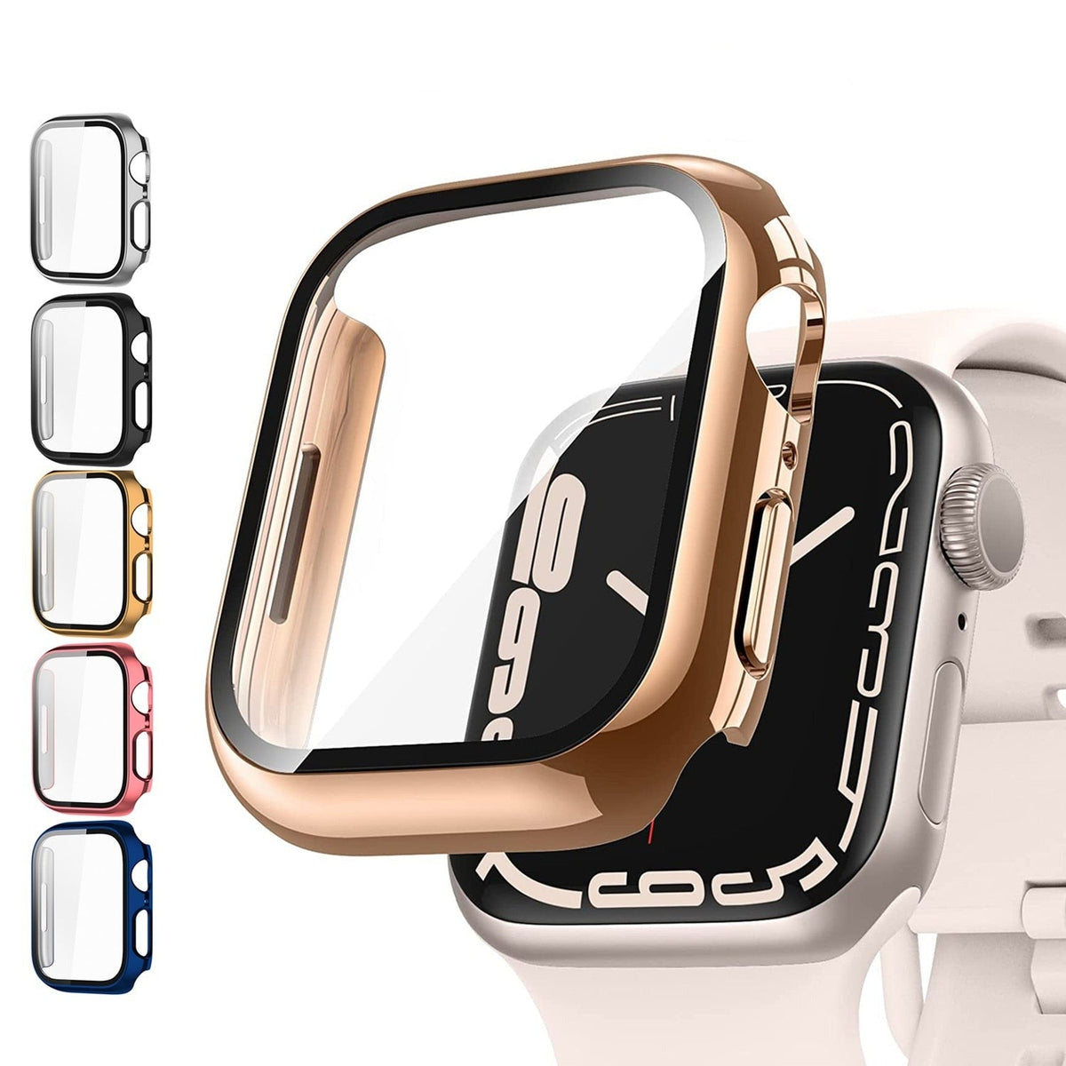 Crystal ™ - Protector de pantalla Apple Watch con vidrio templado