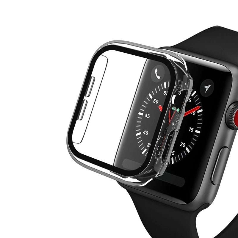 Protector de pantalla completo Apple Watch con vidrio templado