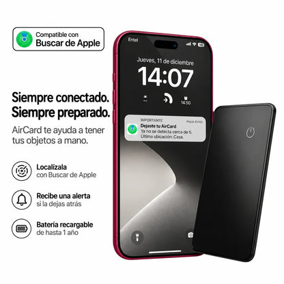 AirCard — Tarjeta Rastreadora para Apple Find My