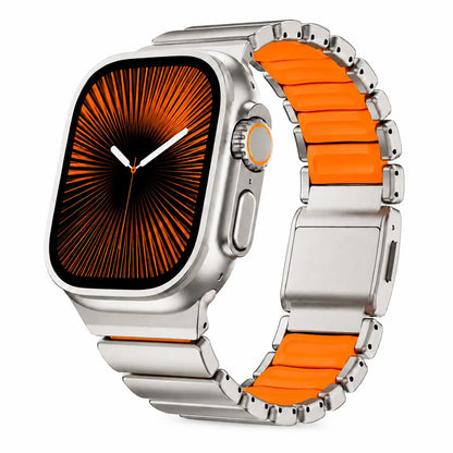 WatchBand Active — Correa de Titanio y Silicona para Apple Watch