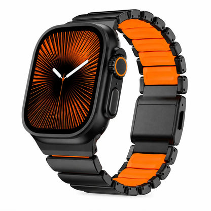 WatchBand Active — Correa de Titanio y Silicona para Apple Watch