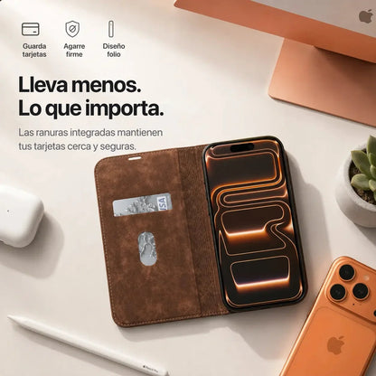 MagCase Flip — Carcasa Folio con Billetera MagSafe