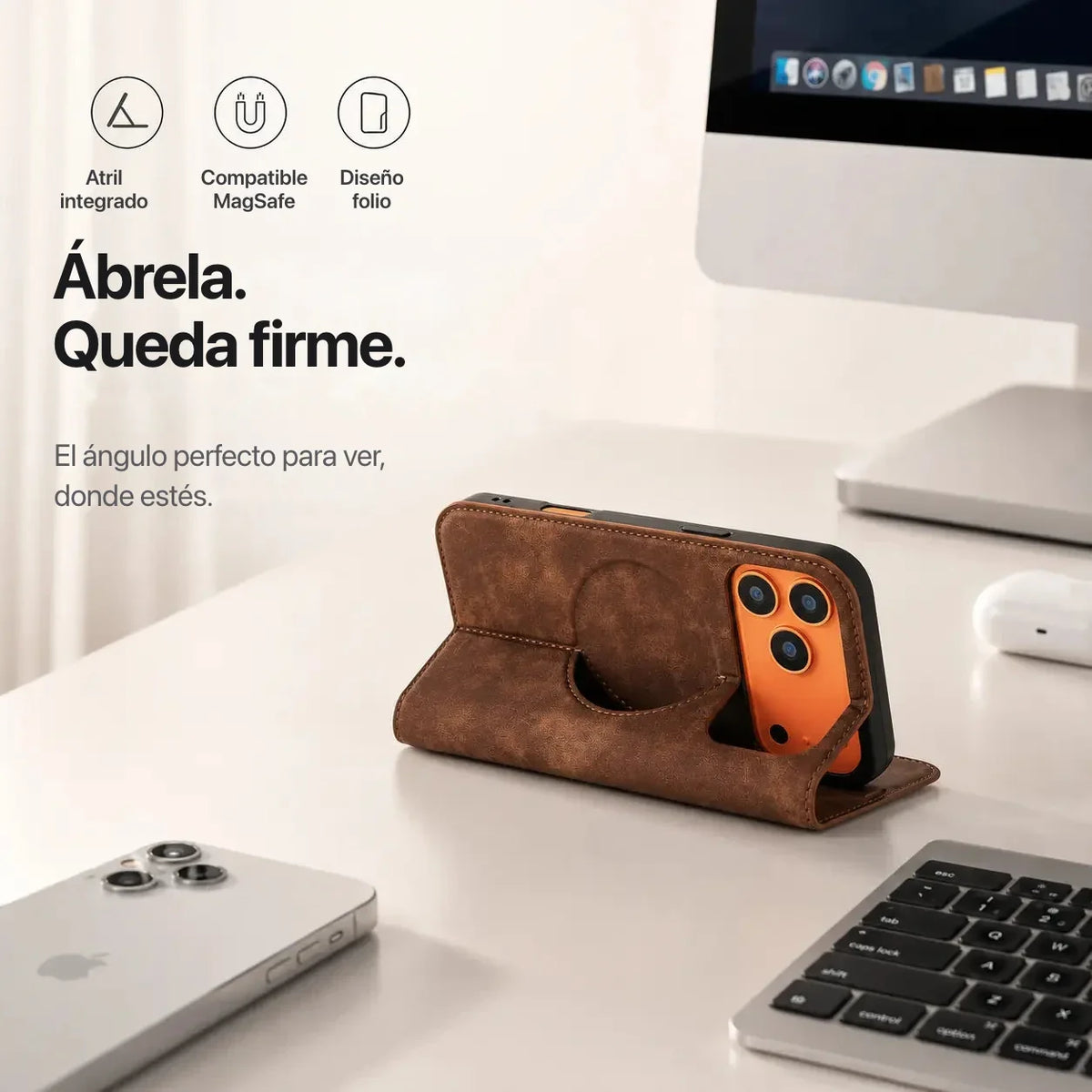 MagCase Flip — Carcasa Folio con Billetera MagSafe
