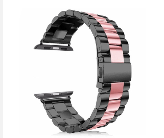 Exclusiva correa de acero inoxidable de lujo para Apple Watch