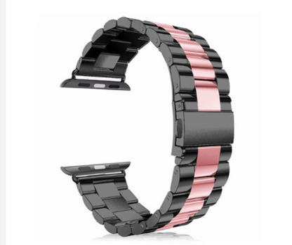 Exclusiva correa de acero inoxidable de lujo para Apple Watch