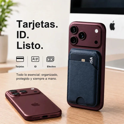 MagWallet — Billetera MagSafe con soporte y bloqueo RFID
