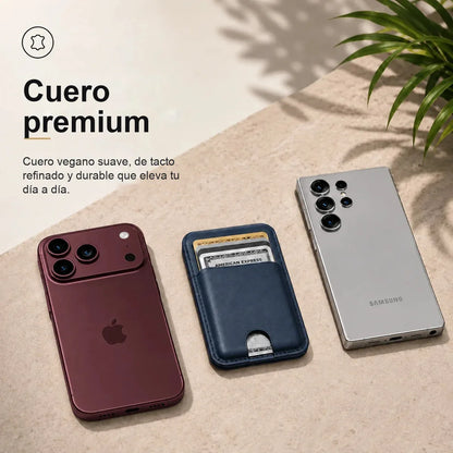MagWallet — Billetera MagSafe con soporte y bloqueo RFID