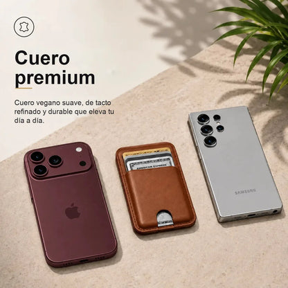 MagWallet — Billetera MagSafe con soporte y bloqueo RFID