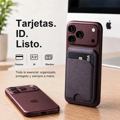 MagWallet — Billetera MagSafe con soporte y bloqueo RFID