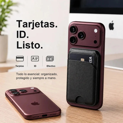 MagWallet — Billetera MagSafe con soporte y bloqueo RFID