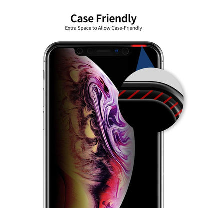 Lámina de vidrio anti miradas para iPhone