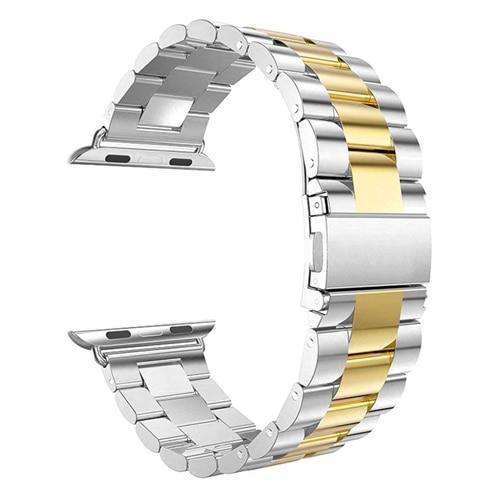 Exclusiva correa de acero inoxidable de lujo para Apple Watch