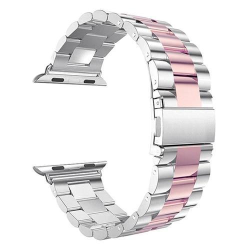 Exclusiva correa de acero inoxidable de lujo para Apple Watch