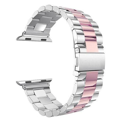 Exclusiva correa de acero inoxidable de lujo para Apple Watch