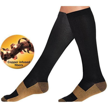 CopperPRO Calcetines de Compresión de Cobre