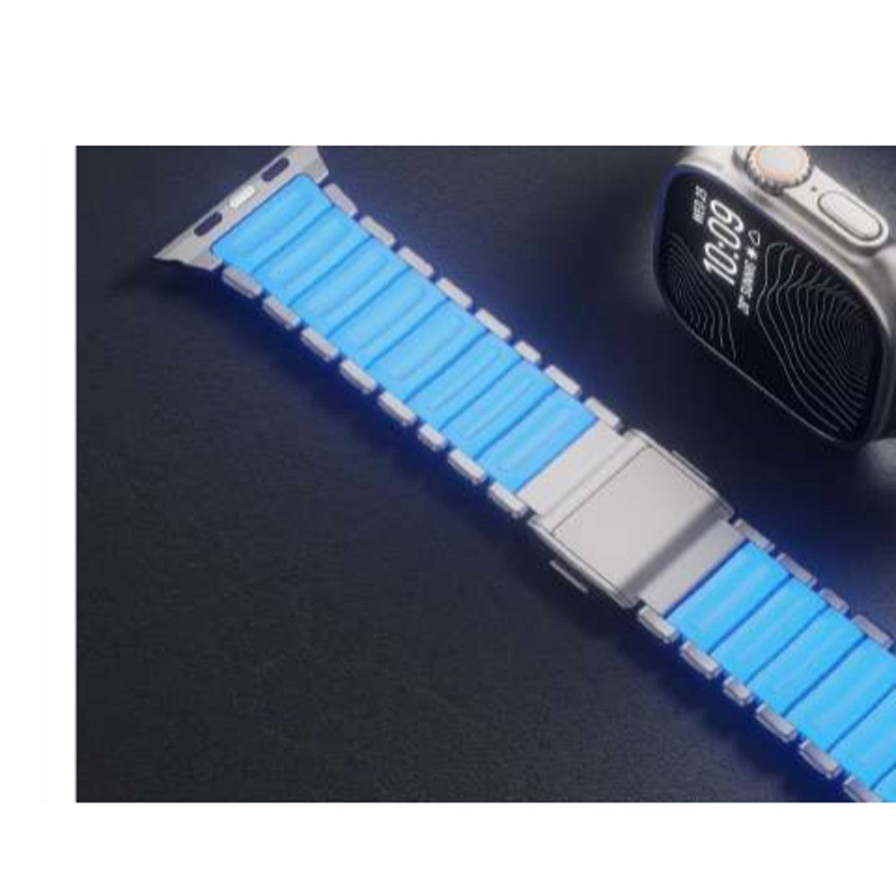 WatchBand Active — Correa de Titanio y Silicona para Apple Watch
